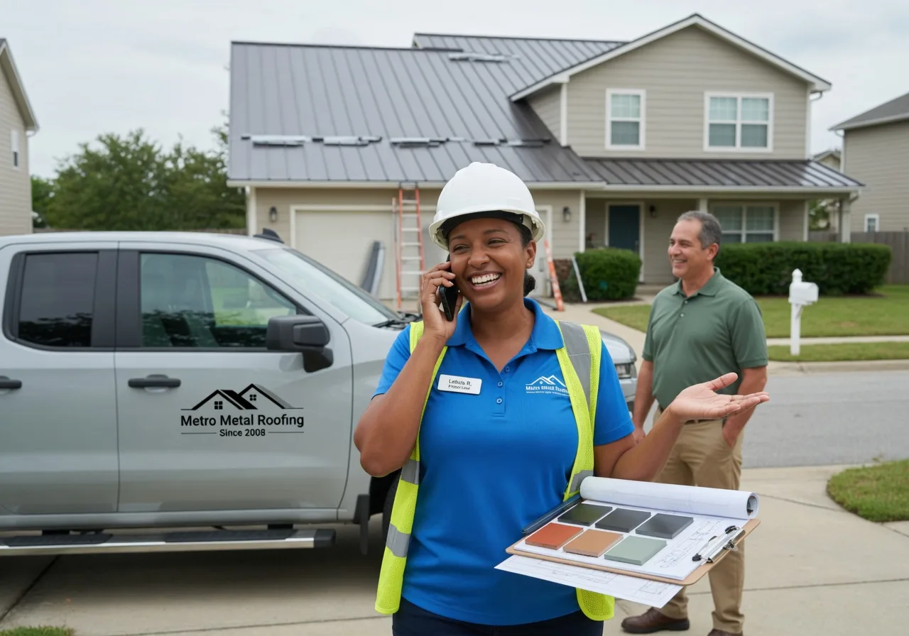 Storm Damage Metal Roof Repair in Urbana, IN
